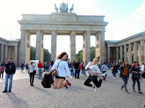 jumping for joy in BERLIN <3
